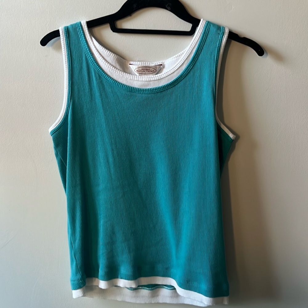 Double layer blue tank - Picture 2 of 3